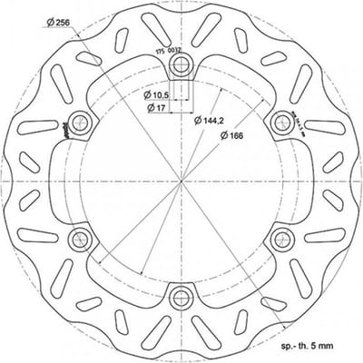 Disque de frein Polini pour Scooter Honda 250 FORZA X Après 2008 Neuf