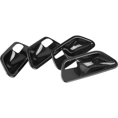 4 stuks Auto Deurklink Kom Cover Trim Geschikt voor 3 Serie F30 4 Serie F32 20142018 black
