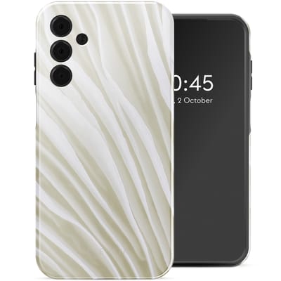 Selencia Hoesje - Geschikt voor Samsung Galaxy A15 (4G) / A15 (5G) - Backcover - Nature Light Brown