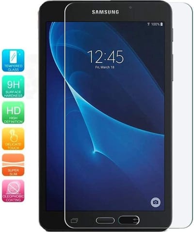 Screenprotector Glas - Tempered Glass Screen Protector Geschikt voor: Samsung Galaxy Tab A 7.0 T280 T285 - 3x
