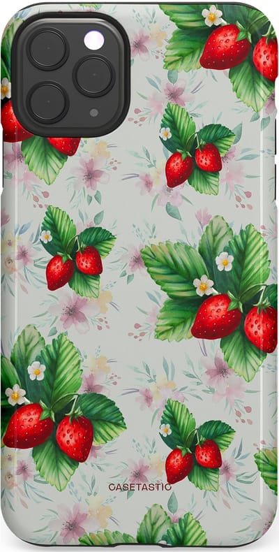 Casetastic Hoesje Geschikt voor Apple iPhone 11 Pro Max - Stijlvolle Beschermende Duo-layer Case - Rosales