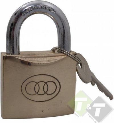 Hangslot, slot, sloten, Tri-Circle 50mm, 9mm dik