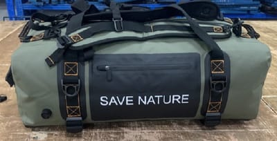 Duffel bag, waterdichte Dry Bag voor Motorsport- Watersport of als reistas 40L. met waterdichte ritsen, Save Nature Top kwaliteit.