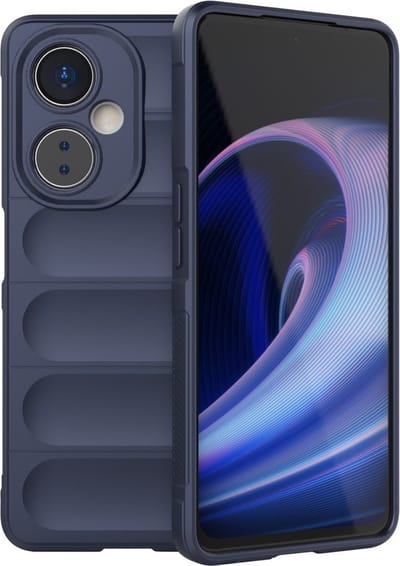 Coverup Hoesje - Geschikt voor OnePlus Nord CE 3 Lite 5G Hoesje - Coverup Hands-On Rugged Back Cover - Donkerblauw