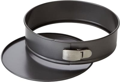 KitchenCraft Chicago metallic professionele anti-aanbakkuip met losse basis, 20 cm (8 inch) - grijs
