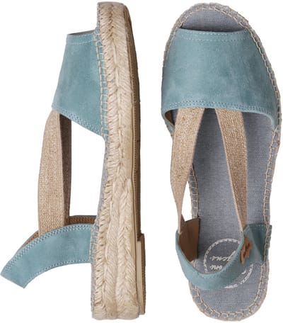 Platte suède espadrille voor dames | ELLA