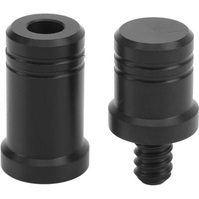 2 STUKS Biljartkeu Schachtverbinding Beschermer Plastic Poolkeu Schachtverbinding Connector Beschermer Eind voor MEZZ Zwart black