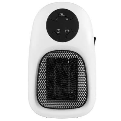 Beldray 500W Plug-in heater ( Ventilatorkachel / Stopcontact kachel ) - Stopcontactverwarming - Mini kachel - Mini heater - Mini verwarming - Elektrische kachel - Instelbare temperatuurregelaars