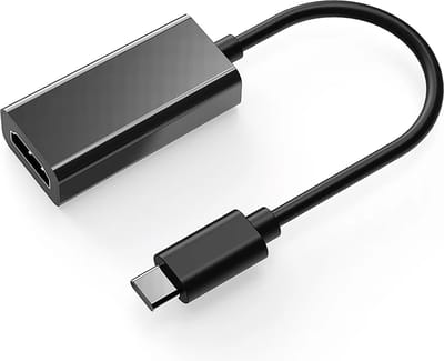 Ibley USB-C naar HDMI Adapter – 4K @60Hz – Plug & Play – Zwart – Compact & Universeel