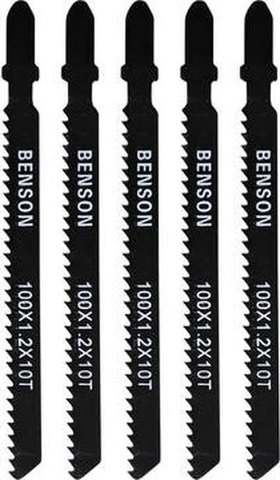 Benson zaagbladen - decoupeerzaagjes - hout - universele T schacht - 100mm - 5 stuks