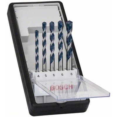 Bosch Accessories CYL-5 2608588165 Carbide Beton-spiraalboren set 5-delig 4 mm, 5 mm, 6 mm, 6 mm, 8 mm Cilinderschacht 1 set(s)