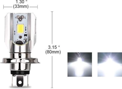 H4 Led HS1 lamp 6000k xenon white motor scooter super fel!