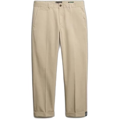 Superdry Premium Regular Fit Chino Broek Beige 30 / 32 Man
