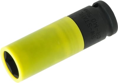 SW-Stahl 07872L wielmoerinzet met beschermhuls en dop 19 mm