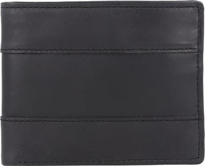 Fossil Everett Portemonnee Leer 11 cm - Jongens - Horizontaal - black