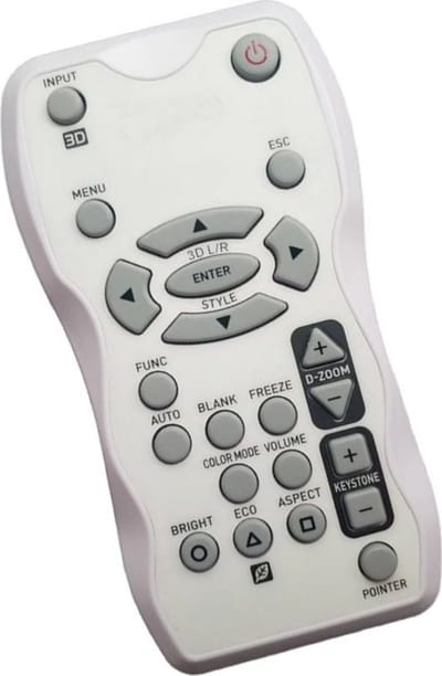 Afstandsbediening geschikt voor de CASIO XJ-M250 beamer, vervangt YT-120