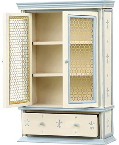 Miniatuur boekenkast voor poppenhuis - Houten 3-laags kast met lade - Speelgoed 1:12 voor slaapkamer en woonkamer