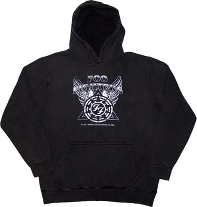 Foo Fighters - Everything Or Nothing At All Logo Hoodie/trui - S - Grijs