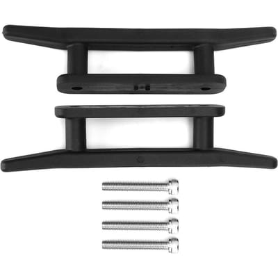 Paire de taquets d'ancrage d'amarrage marin avec vis pour kayak, bateau, canoë, accessoires