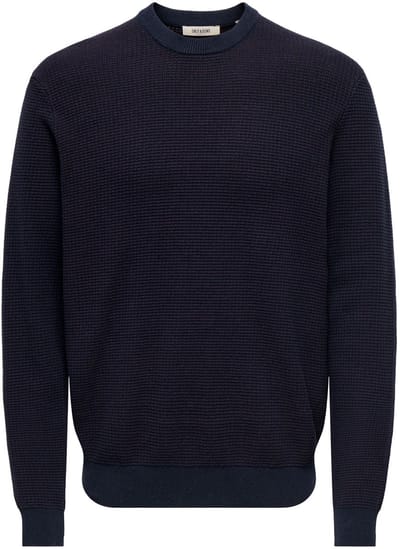 ONLY&SONS - ONSDAVE REG LS CREW NECK KNIT NOOS - Heren - Gebreide truien