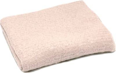 Lichtroze zachte sjaal met bruine lus - lichtroze omslagdoek acryl - grote wintersjaal - roze - 250 x 65 cm - I'm Dutch
