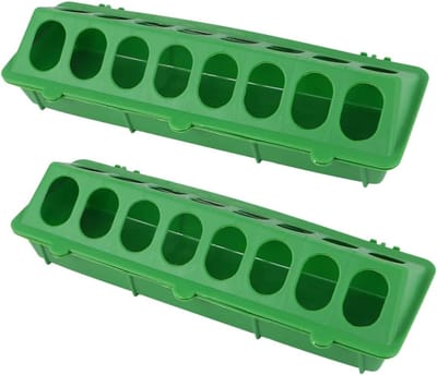 BESPORTBLE 4 Stuks voerbak voor duiven vogels voeders vogelvoer voor buiten vogelvoeders waar gebruiksvoorwerp voor het voeren van duiven voerbakken voor duiven kippenbak container kweker