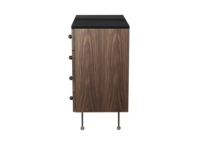 Gubi - 62 Serie Kommode - Amerikaans notenhout - bruin