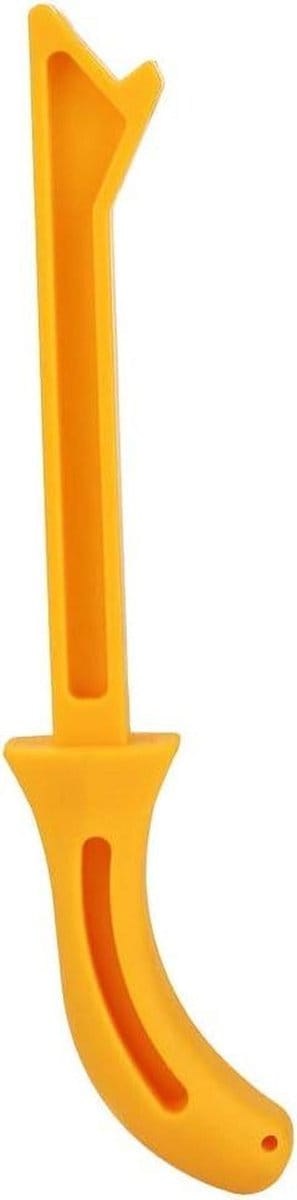 Dailygoods- Houtbewerking Pusher Geel - Duwstang - Veiligheidsaccessoire - Ergonomisch Handvat - Terugslagpreventie - Professioneel/Hobby Gebruik