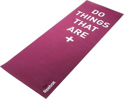 Yoga mat Crosses dubbelzijdig Reebok 4mm paars