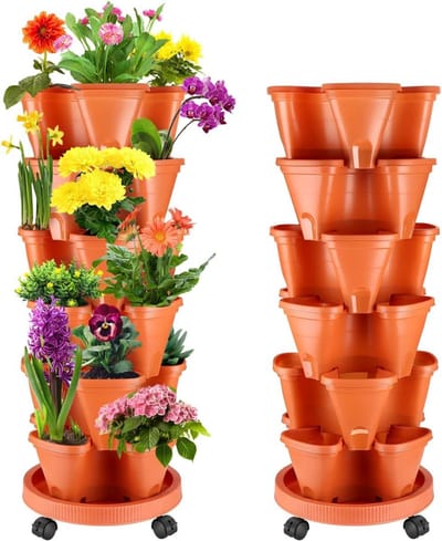 Thuys – Verticale Tuin Met Watersysteem – Moestuin – Watersysteem – ‎35cm x 25cm x 34cm – Oranje