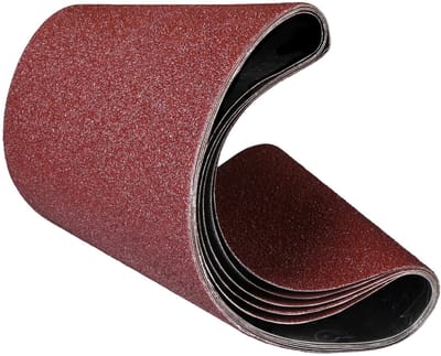 Allecto - Schuurbanden - 5 stuks - 200 x 750 mm - Zeer grof tot zeer fijn - Aluminium oxide - Geschikt voor hout en metaal