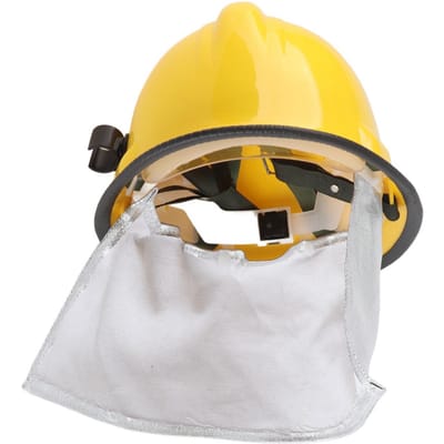 Casque de sécurité de pompier avec feuille d'aluminium prévention ignifuge résistance à la perforation