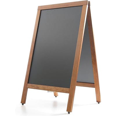 Vrijstaande MENU reclame informatiebord voor restaurants 500x850mm Hendi 664001