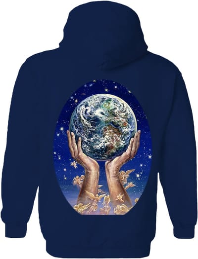 Hands Of Love The Coloured House Hoodie M