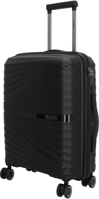 Beagles Travel Koffer - Handbagage - Hardschalig - TSA-slot - Zwenkwielen - Reiskoffer - Cabin Size - Zwart