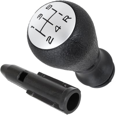 Modecar - Versnellingspook Knop - Zwart - Zilver - Peugeot