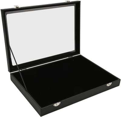 Multifunctionele Brochecollectie - Wandvitrine - Draagbare Pluche Badges - Badgehouder - Zwart