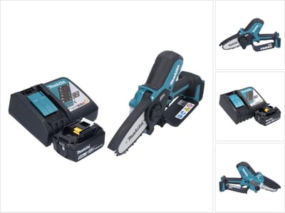 Makita DUC 101 RT1 accu takkenschaar 18 V 10 cm borstelloos + 1x accu 5,0 Ah + oplader