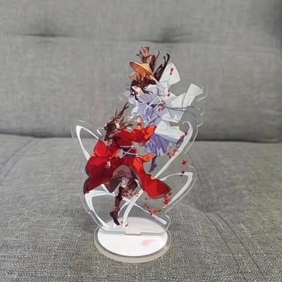 Anime Heaven Official's Blessing Acryl Figuur Stand Model Anime Bureau Decoratie Collectie Plaat Houder Cosplay gray