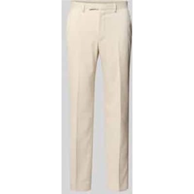 slim fit pantalon met bandplooien