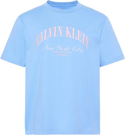 Calvin Klein T-shirt 20s March Graphic Se Lv04rf820g C32 Blue Descent Mannen Maat - S