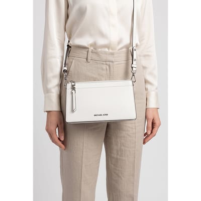 Michael Kors Large Convertibleertible Crossbody Optic White Size: OS | Handbags Outlet | Dames | Wit