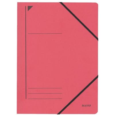 LEITZ® hoekmap, DIN A4, elastische sluiting, rood