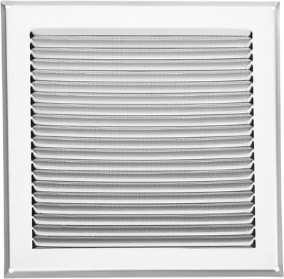 Ventilatierooster 250 x 250 mm met Insectengaas voor Binnen en Buiten | Eenvoudige Montage