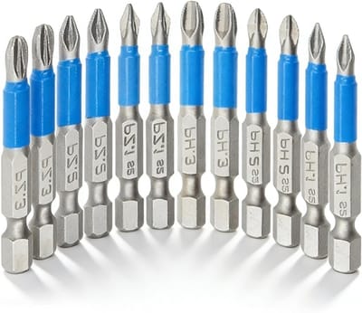Magnetische Schroefbits Set voor Accuschroevendraaier - PH/PZ Bits 50mm 1/4 Inch Hex Shank, Geschikt voor Diverse Klussen en Verbeterde Grip