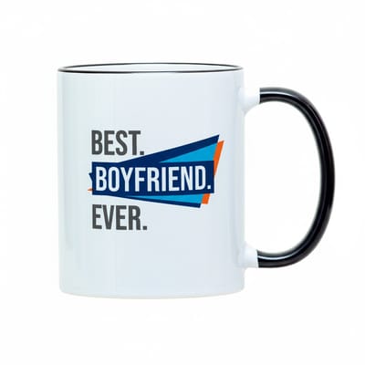 Best Boyfriend Ever Mok – Romantisch Cadeau Koffiemok voor Hem – 330 ml Keramische Mok
