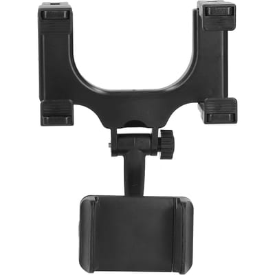 Achteruitkijkspiegel Telefoonhouder Standaard 360 Graden Rotatie Houder voor 36,5 inch Mobiele Telefoon Auto Accessoires black