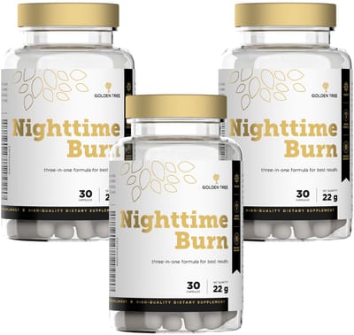 Golden Tree Night fat burner - Afvallen tijdens je slaap - Vet verbranden - Afvallen - 30 capsules - 3 stuks