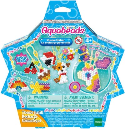 Aquabeads Sterrenparels navulling: Sleutelhangers 31770- bevat 600 parels