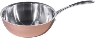 Sautépan 20 cm koper Contacto professioneel